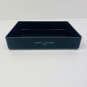 Marc Jacobs Men Black Acrylic Valet Tray Catchall Desk Organizer‎ Minimalist